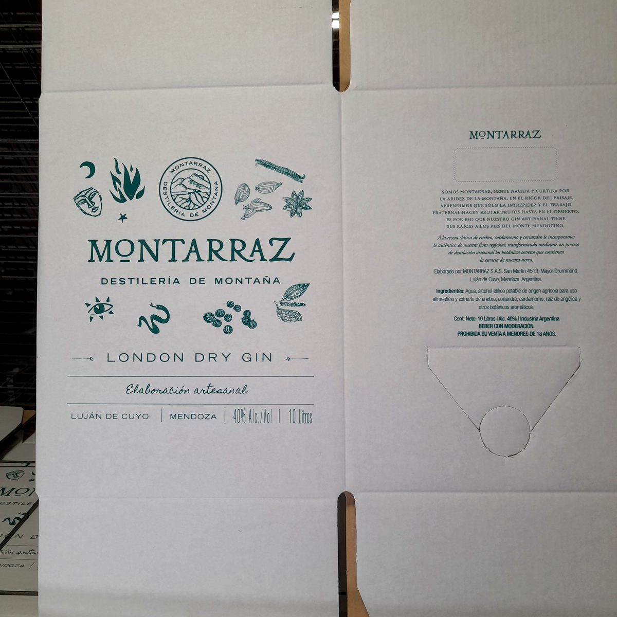 Packaging Montarraz Gin